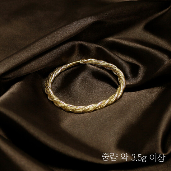 골든클레프 18K 토르숑 메쉬 팔찌 3