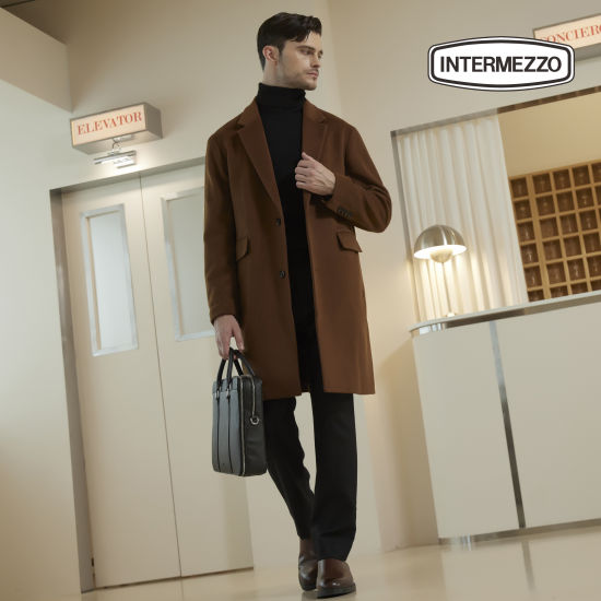 [삼성카드5%할인][웅니버스] 인터메조 25FW 울 캐시미어 블랜디드 코트 4