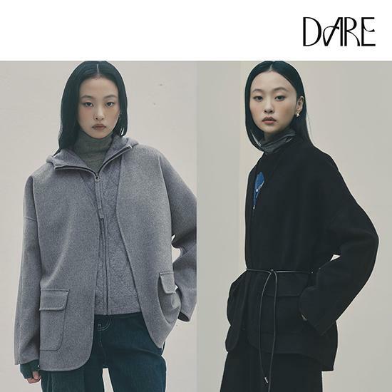 [카드 5%할인][런칭가 1190,000원]디아레 캐시100 핸드메이드 코트