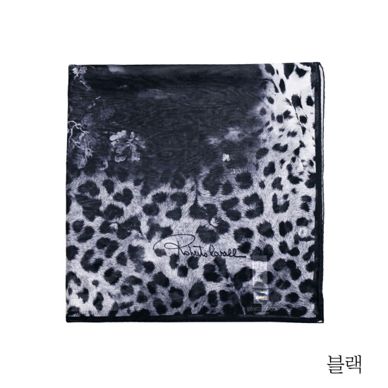 로베르토카발리 로코코 레오파드 실크 스카프(7C141S)