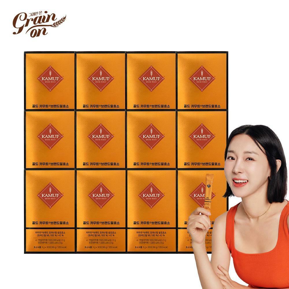 M [12개월] 그레인온 골드 카무트 효소 30포 x 12박스