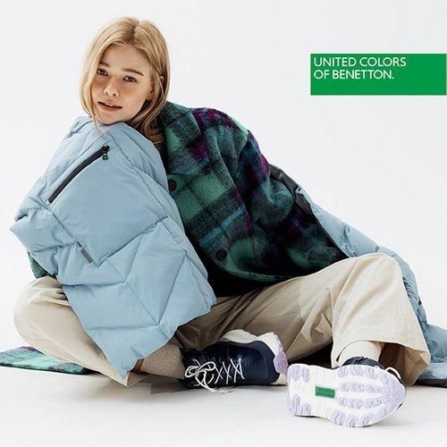 [베네통] BENETTON 하이브리드 롱 다운 숄 3