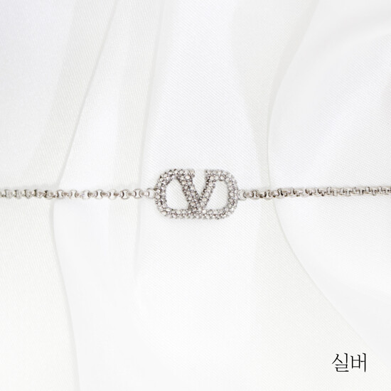 발렌티노 시그니쳐 크리스탈 팔찌(J0F84)