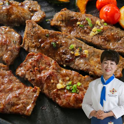 포천식 소등심 양념구이 350g*6팩 (총2.1kg) 