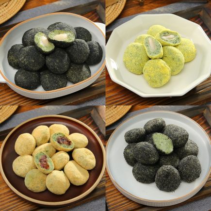 고수록 4종 떡세트(400g×4봉, 총 40개)