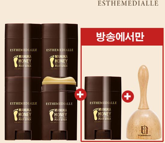 에스떼미알레 마누카 허니 풋 스틱 5개 + 마사져 1개 기본패키지