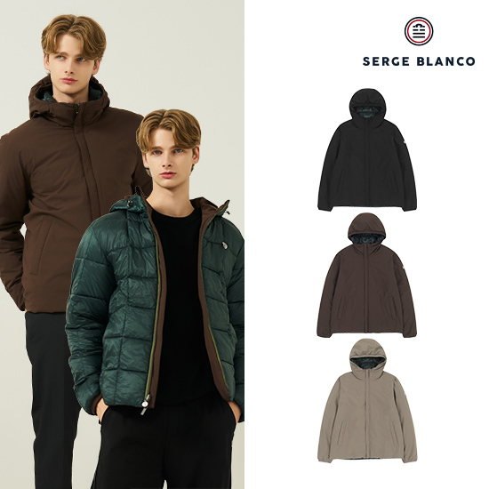 세르즈블랑코 25FW 리버시블패딩점퍼 남성