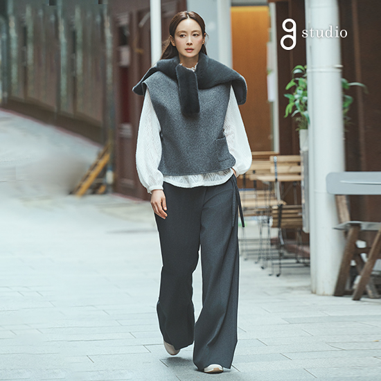 25FW 울혼방 스커트 팬츠 2