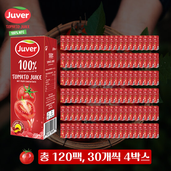 [방송에서만 구매가능]후버 NFC 스페인산 토마토주스 200ml x 120팩