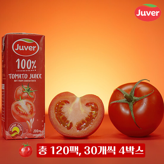 [방송에서만 구매가능]후버 NFC 스페인산 토마토주스 200ml x 120팩 3