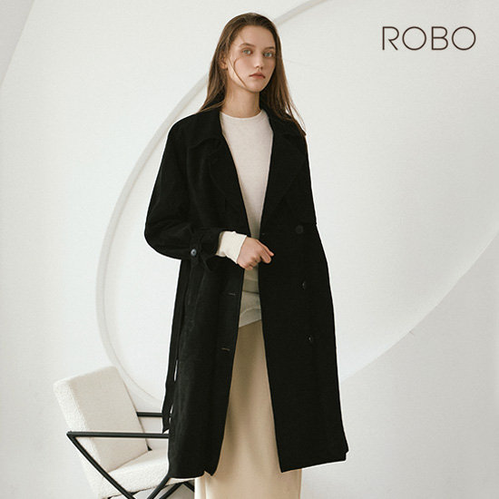 로보 25FW 더블플랩 롱 트렌치코트 1종 2