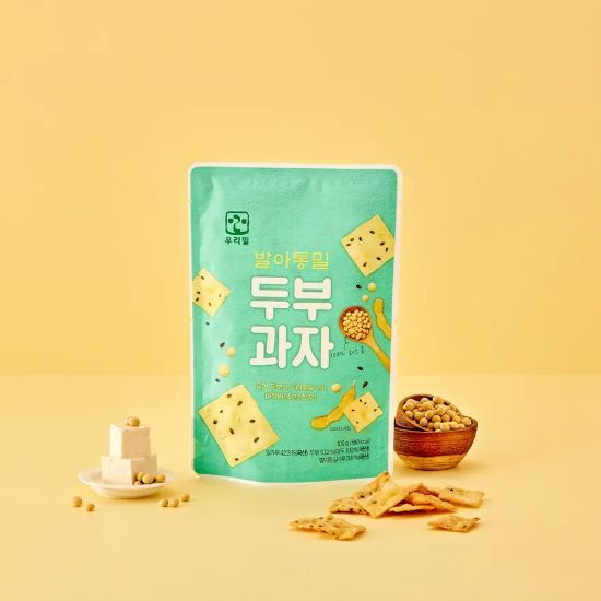 우리밀 발아통밀 두부과자 100g 총13팩 2