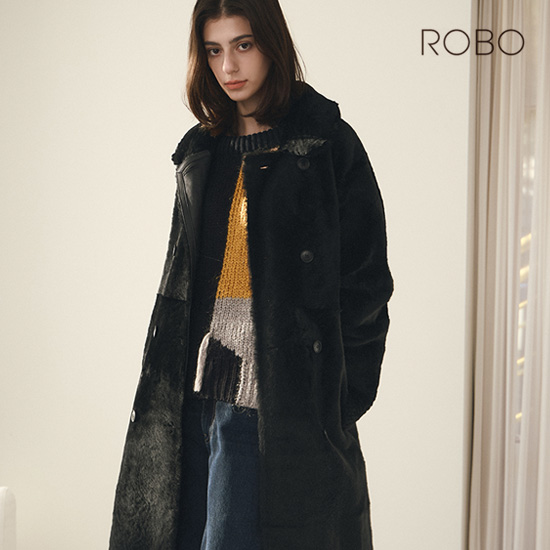 25FW 프리미엄 라콘 더블 카라 롱 무스탕 4