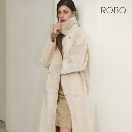 25FW 프리미엄 라콘 더블 카라 롱 무스탕 2