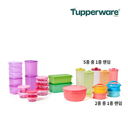 [Tupperware] 타파웨어 베스트픽 용기 세트(총 21개)