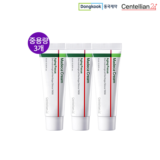 [동국제약] 최고사양 마데카크림 에이징포커스 중용량 15mL 3개