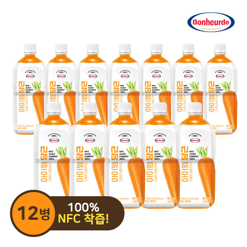 [보넬드 ] [방송에서만 50프로 세일]아이엠 당근주스 12병 (1,000ml*12병)