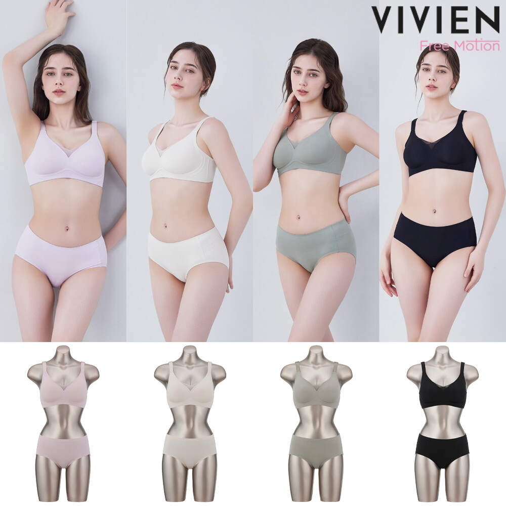 비비안 프리모션 퓨징 브라팬티 4세트