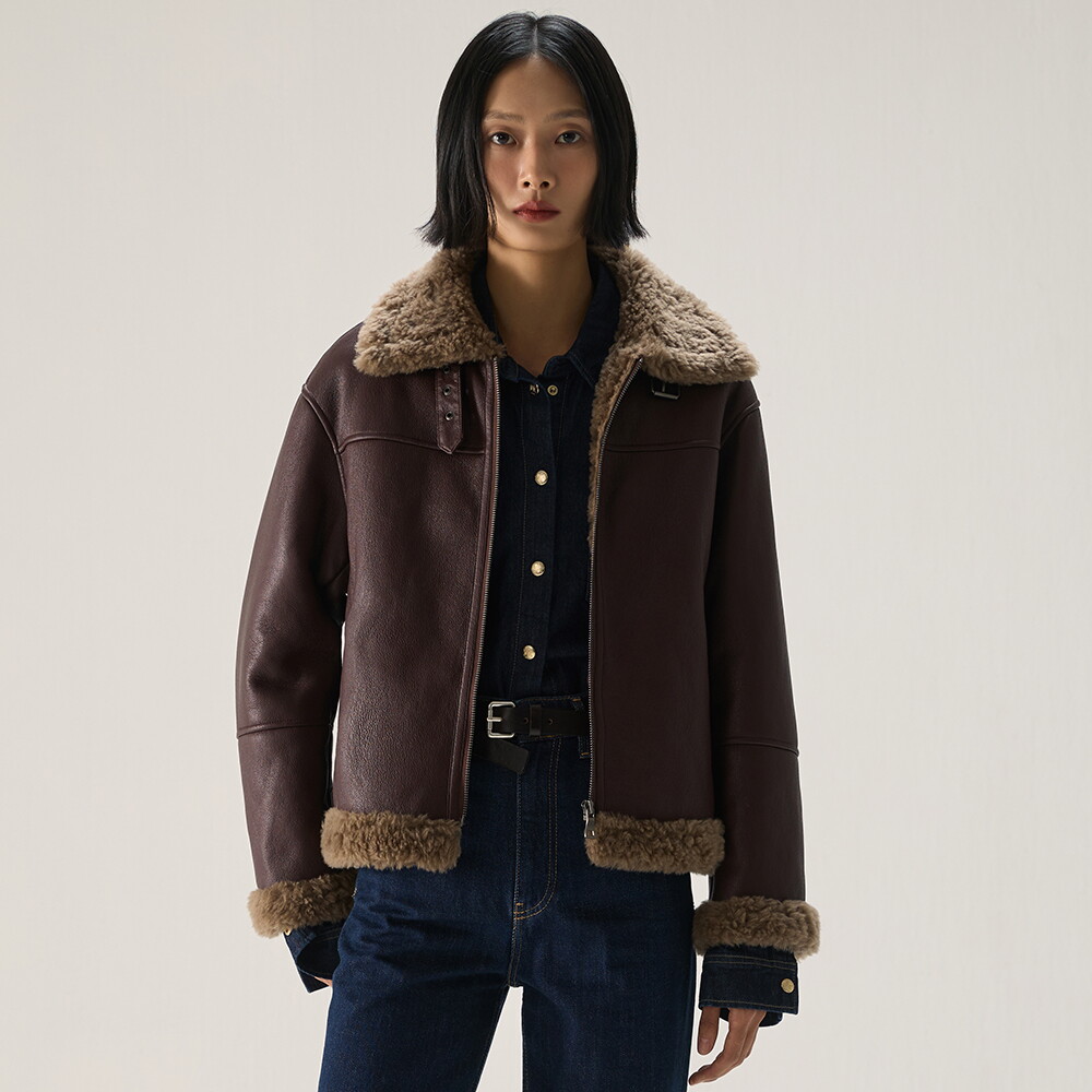 ■25FW 컬링 호주산 양모100 FAUX무스탕 자켓 4