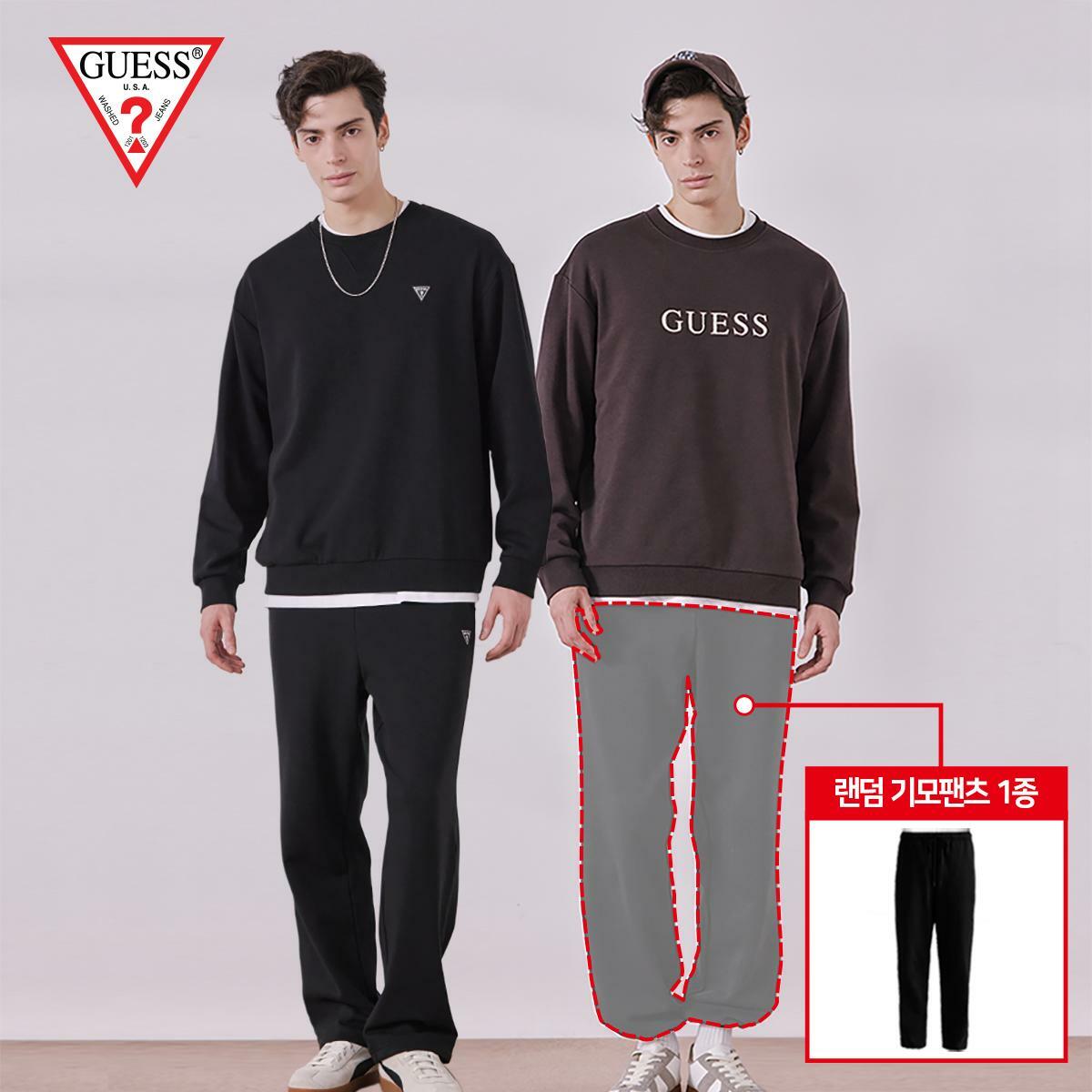 게스(GUESS) 블랙에디션 기모 셋업 4종(남성)