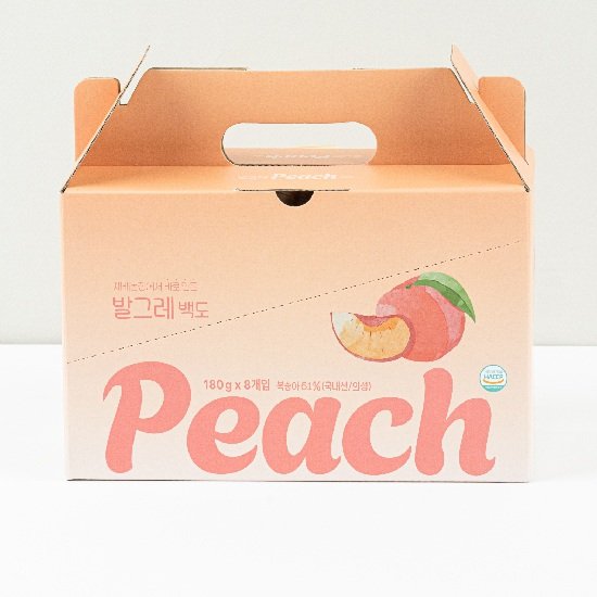 발그래 Peach 백도 180g 8팩 3