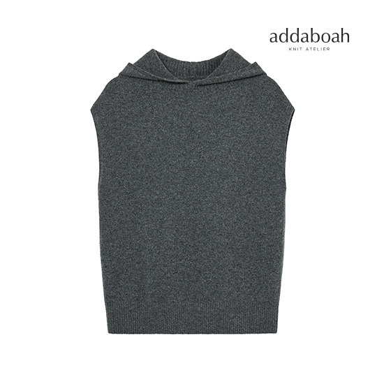 [최초가 119,000원] 26SS 캐시미어100 후드베스트 4