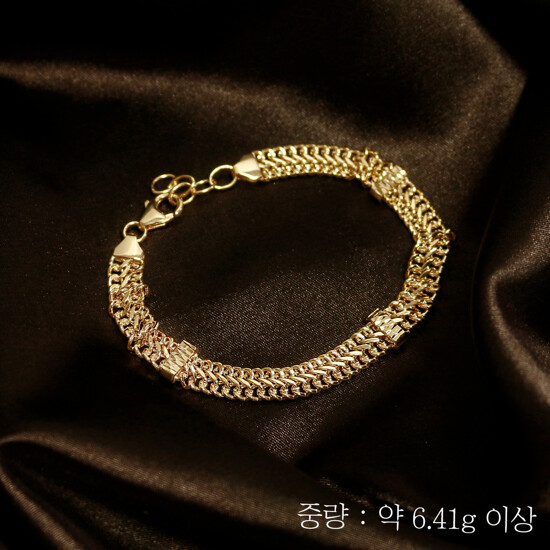 실로 18K 더블 루프 팔찌 3