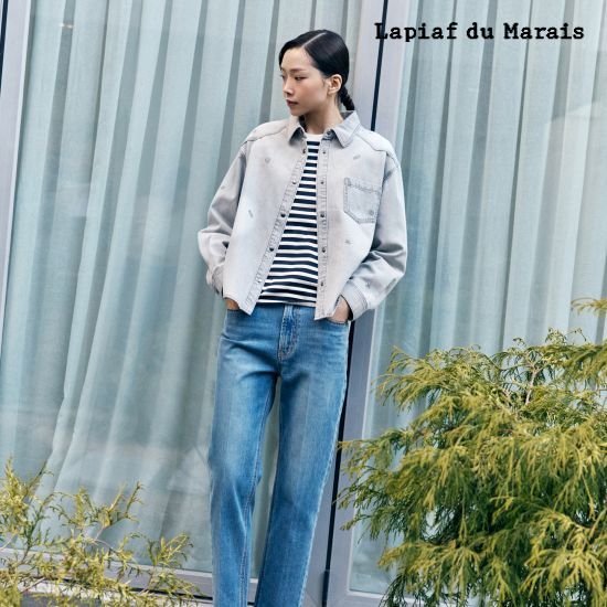 라삐아프 26SS 사브리나핏 크롭데님 1종[런칭 가격 59,900원]