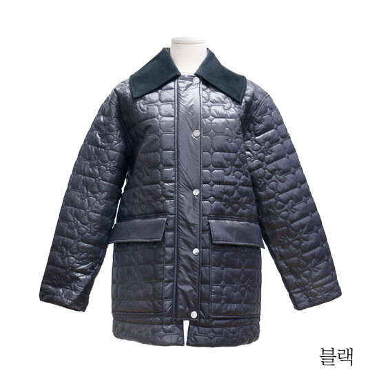 가니 샤이니 퀼팅 재킷