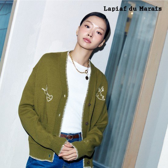 라삐아프 26SS 코튼 라운드넥 리브드 반팔 티셔츠 4종 [런칭 가격 79,900원] 4