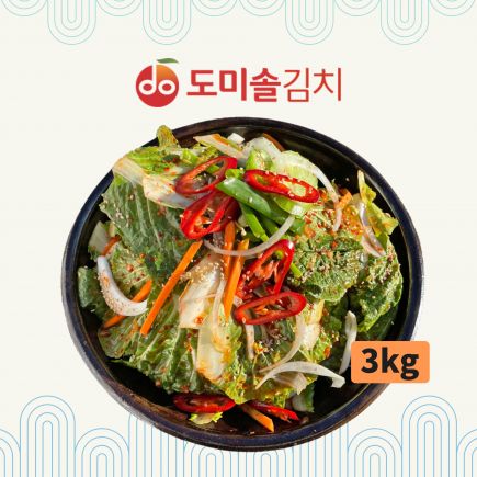 도미솔김치 봄동 겉절이 3kg    