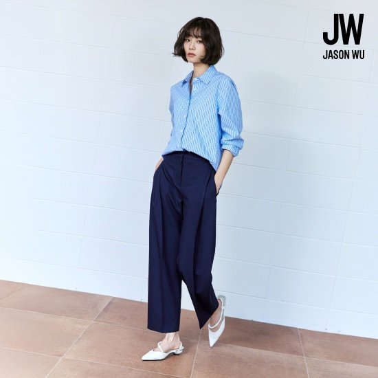 제이슨우 26SS NEW Rowen 라이트 크롭 라운드 턱팬츠 (4 COLORS) [런칭 가격 69,900원]
