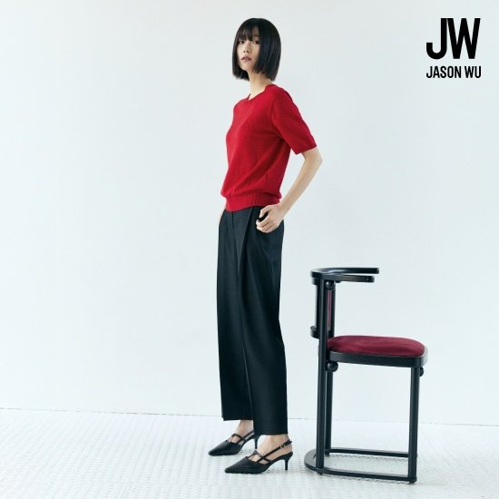 제이슨우 26SS NEW Rowen 라이트 크롭 라운드 턱팬츠 (4 COLORS) [런칭 가격 69,900원] 2