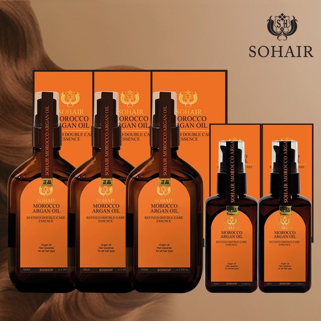 [단독구성]쏘헤어 모로코 아르간 오일  에센스 400ml , 경품 당첨시 100ML 1병  더 