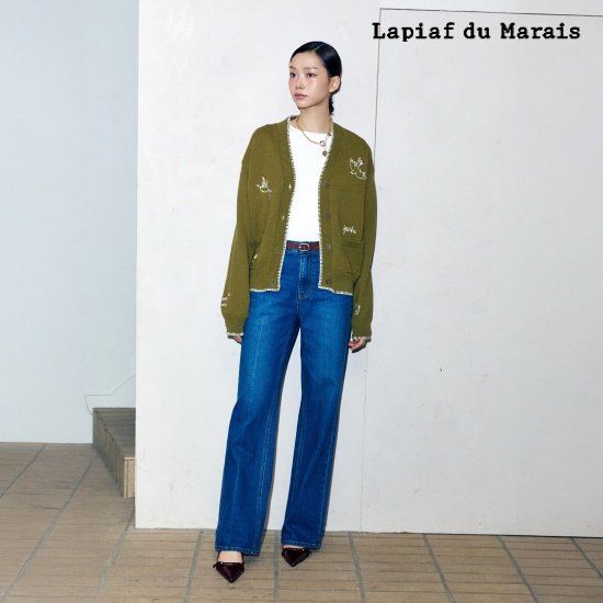 라삐아프 26SS 핀워시드 스트레이트 데님 1종(벨트포함)[런칭 가격 69,900원] 3