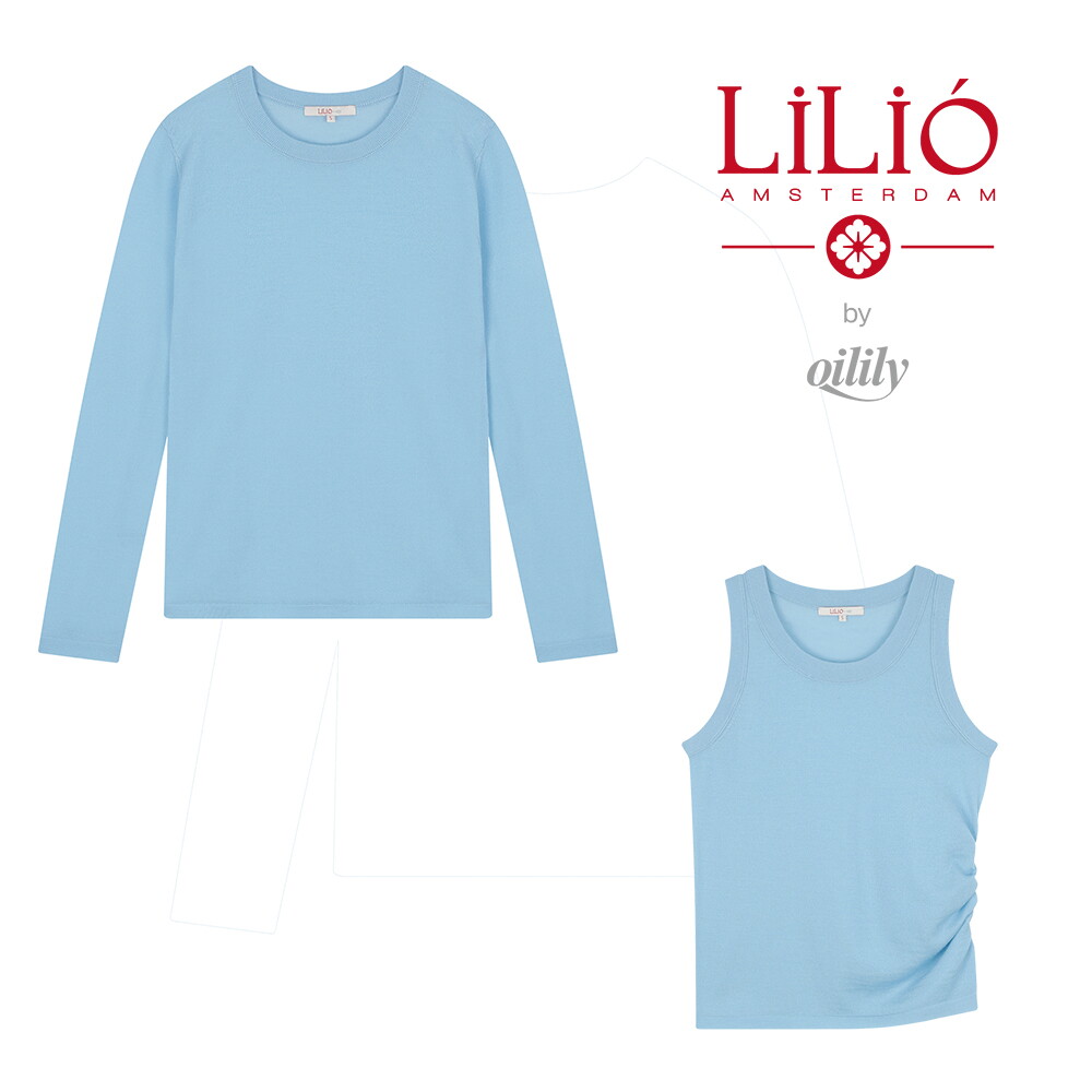 by 오일릴리 26SS 파인 울100 니트 SET(니트+슬리브리스) 3