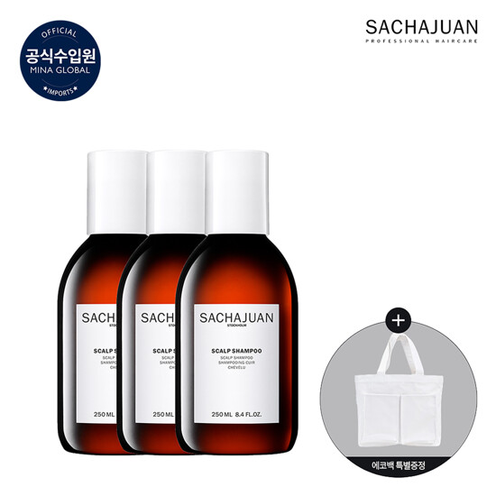 [사샤후안] 사샤후안 스칼프샴푸 250ml x 3개 + 에코벡