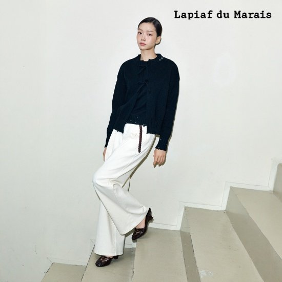 라삐아프 26SS 투턱 드레이프 데님팬츠 1종 [런칭 가격 69,900원] 2