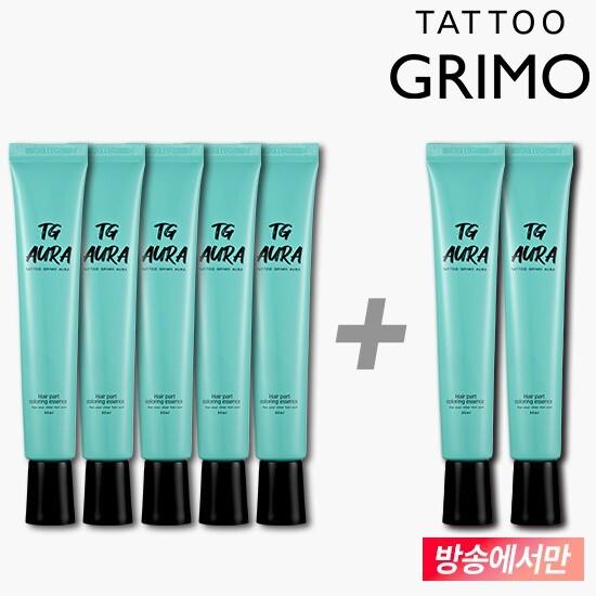 ★싱글패키지★ 타투그리모 아우라 헤어 에센스 30ml * 5+ ( 방송에서만) 2통 더!