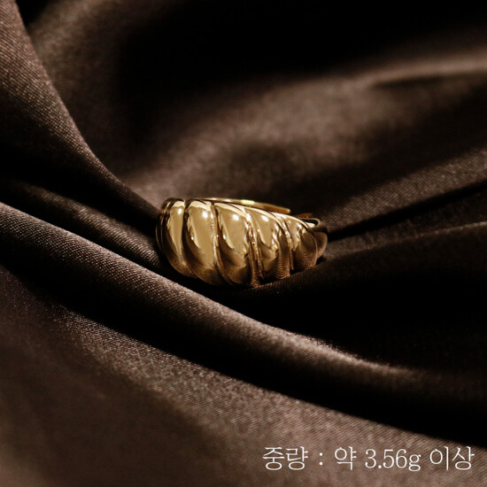 골든클레프 18K 크루아상 반지 4