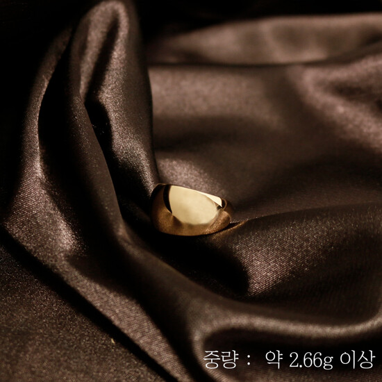 골든클레프 18K 미러 돔형 반지 3