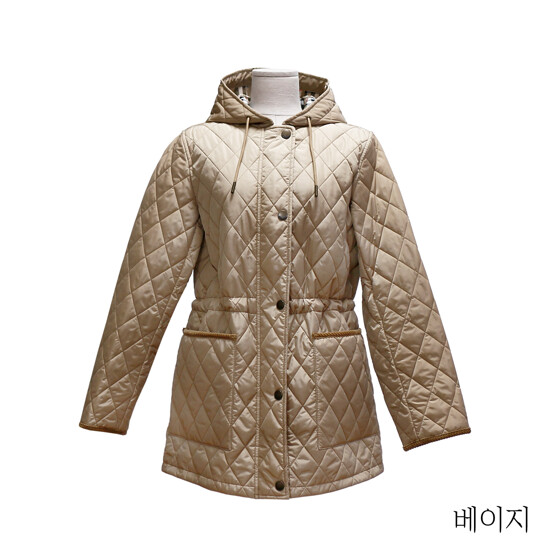버버리 스트링 후드 퀼티드 재킷 2