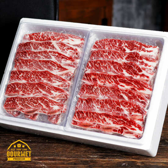 [고메프리미엄] 미국산 프라임등급 LA 꽃갈비 선물세트 2.4kg (1.2kg x 2팩) 2