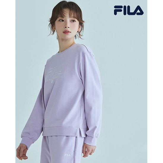 [런칭]26SS 여성 FILA 코튼테리셋업 상하의 4종(라벤더,블랙) 2