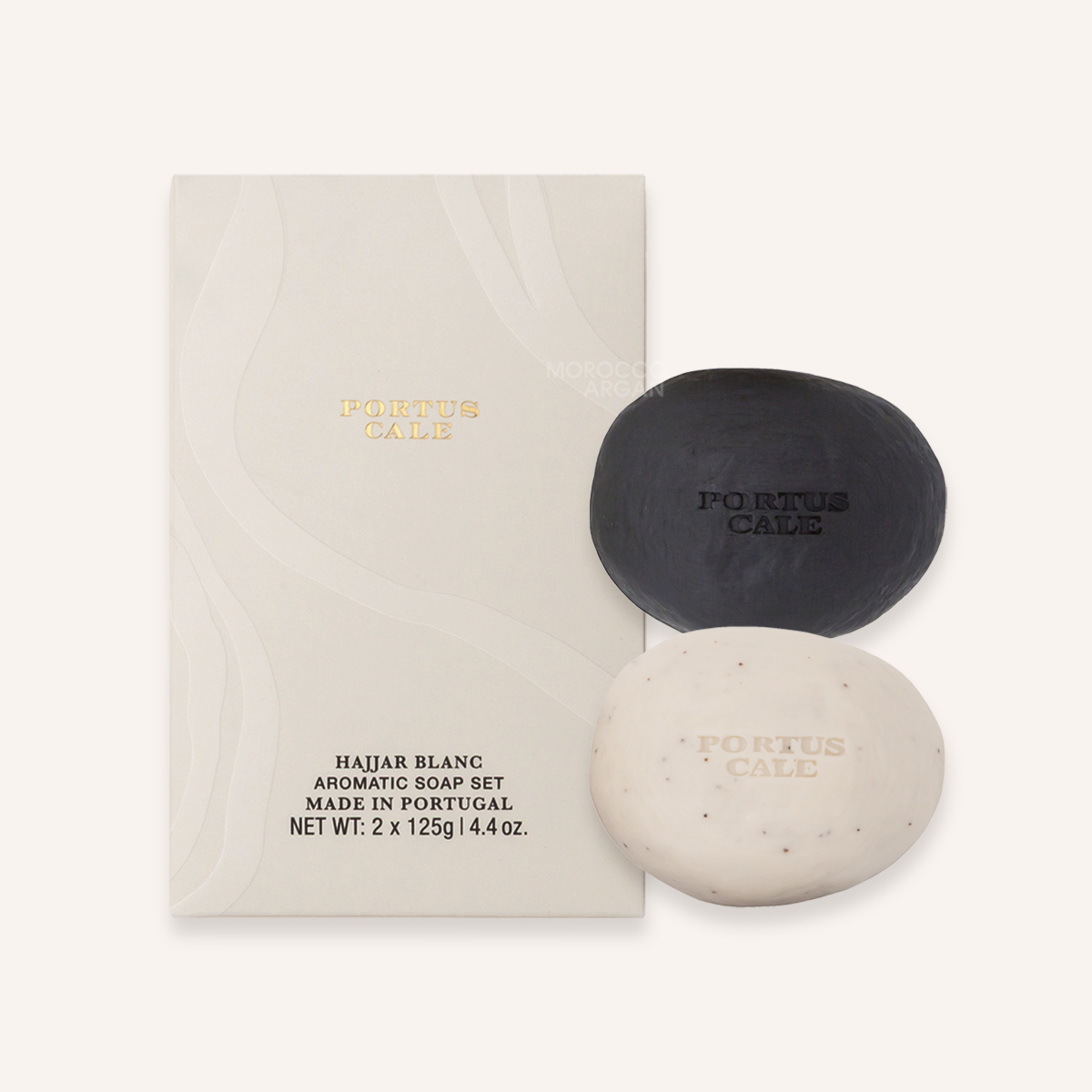 카스텔벨 포르투갈 하자르 블랑 아로마틱 솝 세트 125g 2종세트 애프리콧네이키드&챠콜네이키드