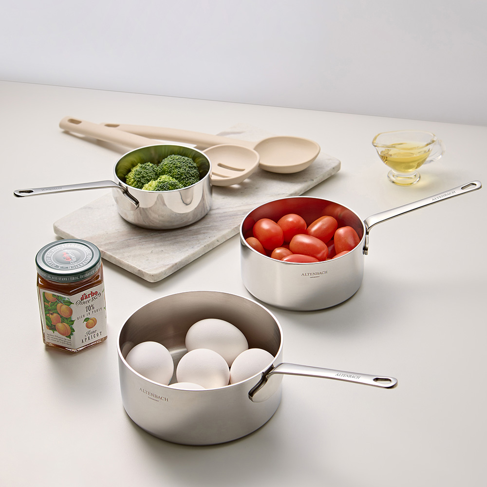 [CJ특별가] 미니티 소스팬(12cm) 통5중 316Ti 편수 스텐 냄비 소스팬 12cm 3