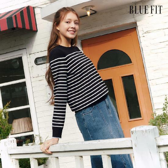 [삼성카드5%할인][론칭가 79,000원→2만원↓] 블루핏 26SS 스트라이프 니트 3종 3