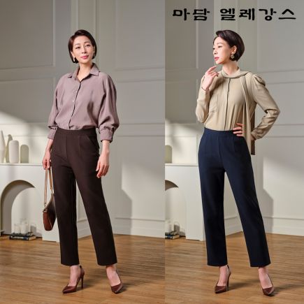 [마담엘레강스] 밍키 보아퍼 본딩팬츠 2종 4