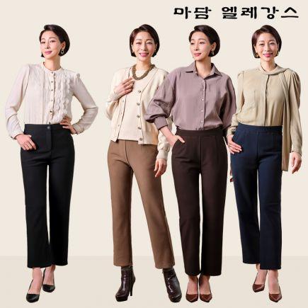 [마담엘레강스] 밍키 보아퍼 본딩팬츠 2종