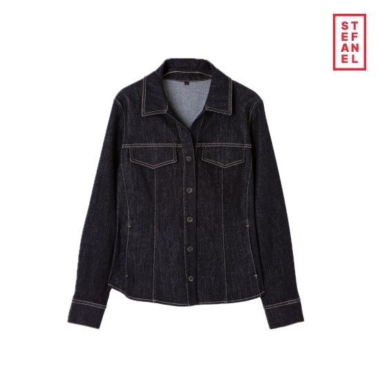 스테파넬 26SS 스티치 데님 셔츠 자켓[런칭 가격79,900원] 4